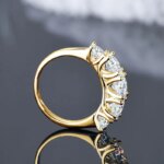 Moissanite Wedding Rings 925 Silver