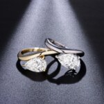 Vinregem Pear Cut Real Moissanite Diamond Gems