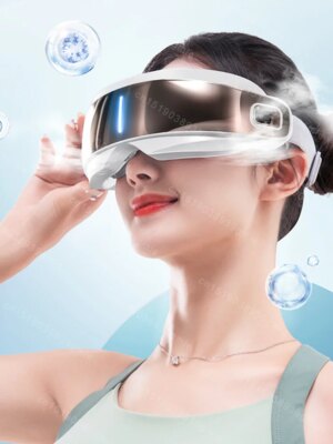 Steam eye massager with warm spa therapy and Bluetooth