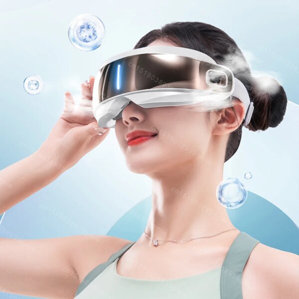 Steam eye massager with warm spa therapy and Bluetooth