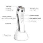 RF face lifting device for skin tightening and wrinkle reduction