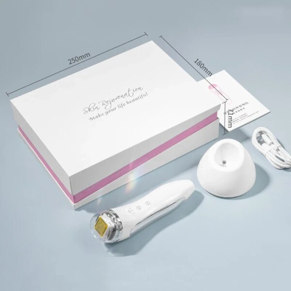 RF face lifting device for skin tightening and wrinkle reduction