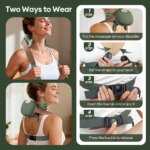 4D wireless neck and shoulder kneading massager