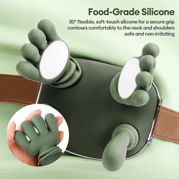4D wireless neck and shoulder kneading massager
