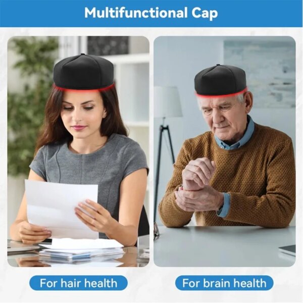Red light therapy helmet for hair growth and scalp relief