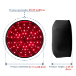 Red light therapy helmet for hair growth and scalp relief