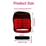 180-piece red light hair regrowth cap with near-infrared therapy