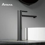 AITANA moderne svart servantbatteri