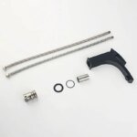 Skandinavisk svart servantbatteri