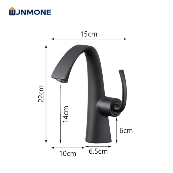 Modern New Design Bathroom Sink Faucet Single Lever Hole