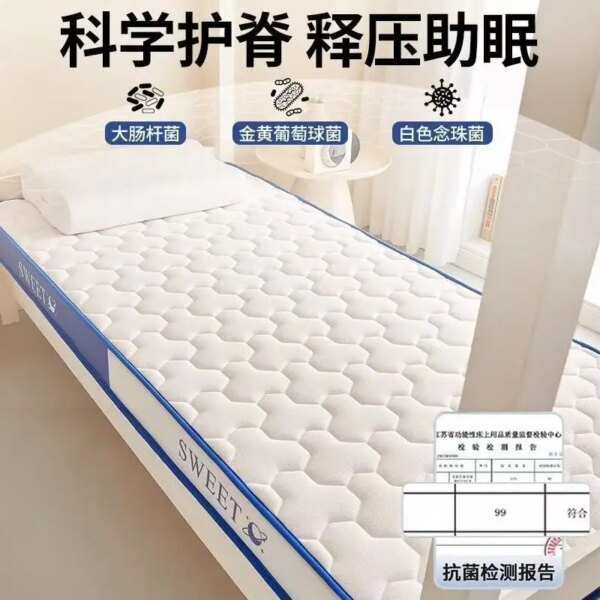 Natural Latex Memory Foam Mattress – Thick, Foldable & Soft