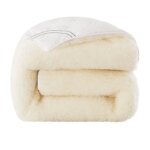 Fluffy Lamb Fleece Mattress Topper