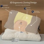 Space pillow 3D ergonomic neck pillow