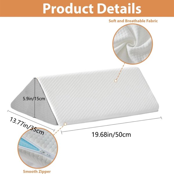 Wedge Pillow for Sleeping Body Positioners