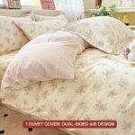 100% Cotton Duvet Cover Set 3pcs