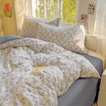 Pastel Fresh Floral Super Soft 100% Cotton Bedding Set