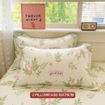 100% Cotton Duvet Cover Set: Bedding Set (1 Duvet Cover 2 Pillowcases), Soft, Wrinkle-Free | Hotel Luxury, Hidden Zipper Design