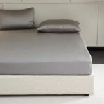 Mulberry Silk Fitted Bed Sheet with Elastic Bands Luxury Mattress Cover
