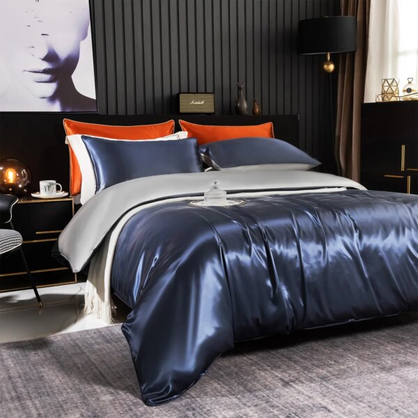 DISANGNI 22 Momme 6A Mulberry Silk Duvet Cover