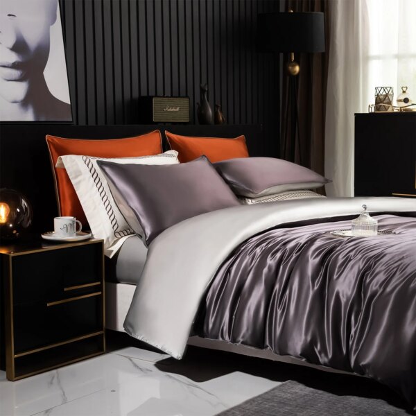 DISANGNI 22 Momme 6A Mulberry Silk Duvet Cover