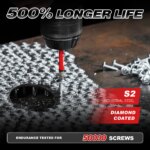 EZARC Diamond Tip Screwdriver Bit Set