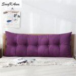 SongKaum washable long bedside pillow made 100% cotton with soft filling