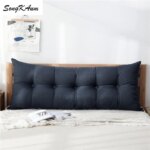 SongKaum washable long bedside pillow made 100% cotton with soft filling