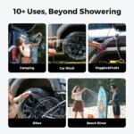 Flextial Portable Electric Shower Pump IPX7 Waterproof