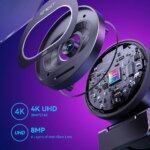 EMEET S600 Autofocus Living Stream 4K Camera With Mics