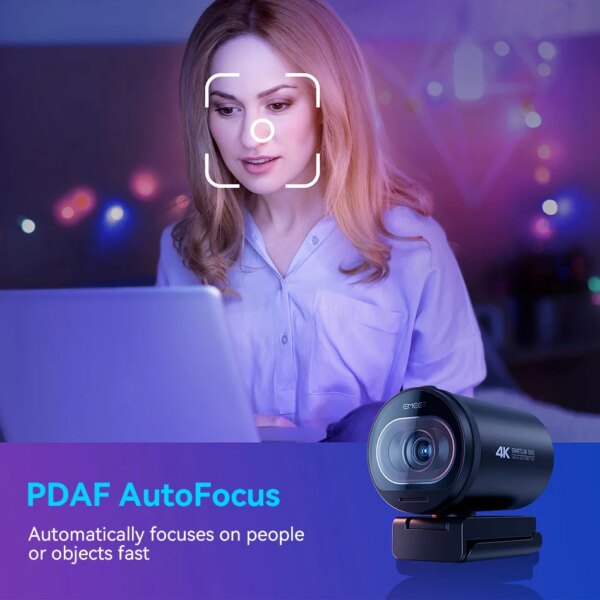 EMEET S600 Autofocus Living Stream 4K Camera With Mics