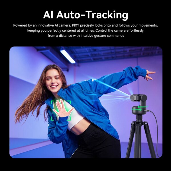 4K Webcam PTZ Web Camera EMEET PIXY Dual-Camera AI