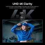 4K Webcam PTZ Web Camera EMEET PIXY Dual-Camera AI