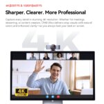 EMEET C960 Ultra USB Camera 8MP With SONY Sensor Works with Zoom/Microsoft Teams