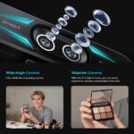 EMEET C60E 4K Binocular USB Camera With RGB Light for Streaming/Gamer