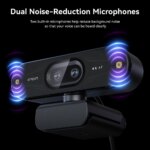 EMEET C60E 4K Binocular USB Camera With RGB Light for Streaming/Gamer