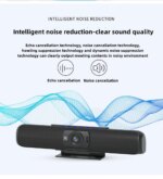 4K Ultra HD Webcam All in one Camera with 4pcs Wireless Microphone Speaker for Video Conference