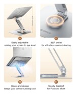 ORICO Foldable Laptop Stand Aluminum Alloy 360 Adjustable