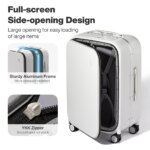 Mixi New PC Aluminum Frame Suitcase