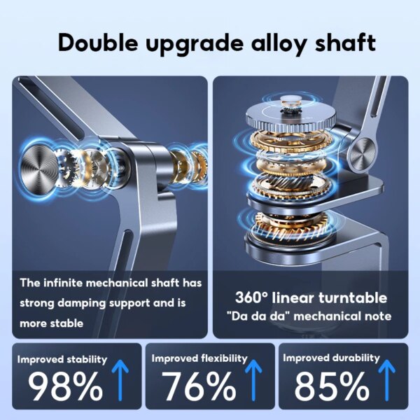 Desktop Tablet & Phone Stand 360° Rotating Holder