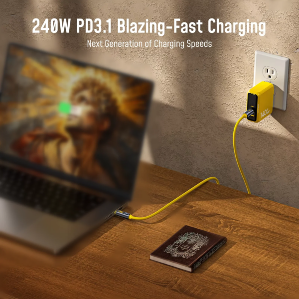 AOHI THE FUTURE Adonis 240W LED Display USB-C to USB-C Cable 3.3ft