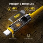 AOHI THE FUTURE Adonis 240W LED Display USB-C to USB-C Cable 3.3ft