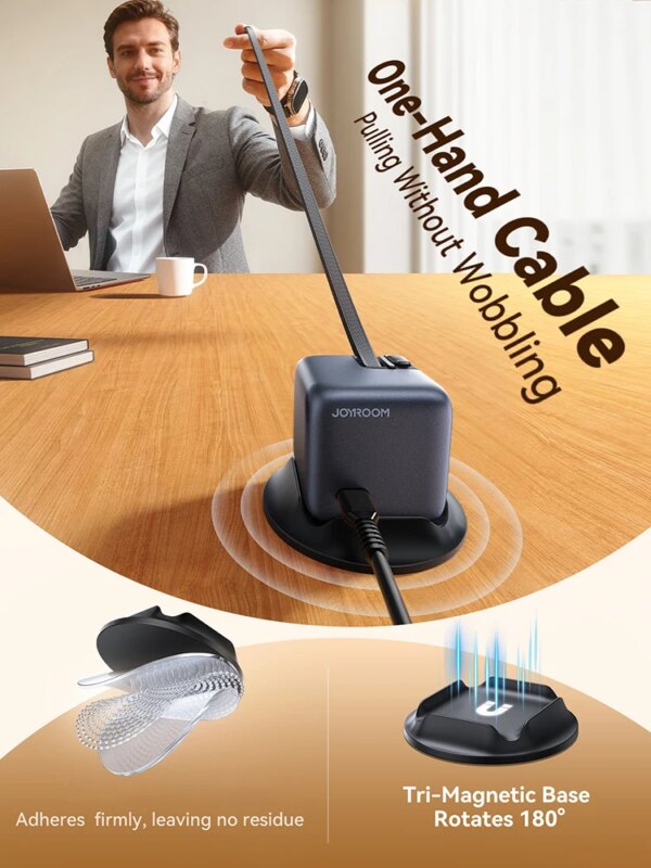 Joyroom 140W GaN Desktop Charger USB C & USB A  Smart Display