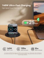 Joyroom 140W GaN Desktop Charger USB C & USB A  Smart Display