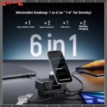 CUKTECH Super Power Station No.15 140W 6-in-1 Multi-Function Desktop Charger GaN Fast Charger