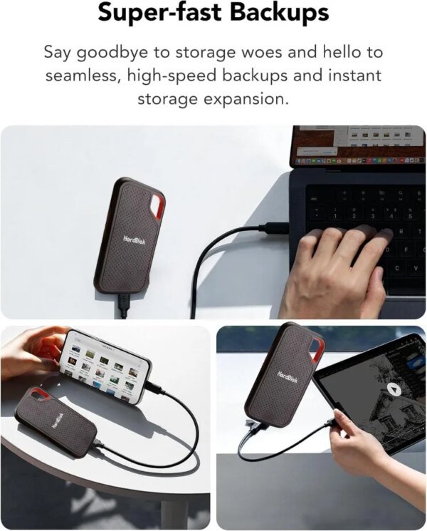 Portable SSD 4TB USB-C 3.1
