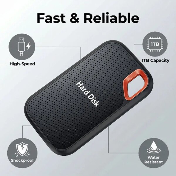 Portable SSD 4TB USB-C 3.1