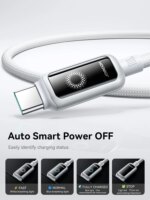 Joyroom 100W USB C Cable Automatic Power Off Fast Charge Type C Cable