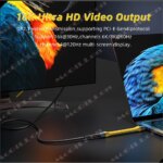 Thunderbolt 5 Full-function Data Cable USB C To USB C Fast Charging PD 240W