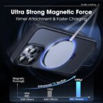 Magnetic Mobile Phone Case with Ring Stand