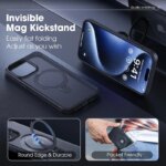 Magnetic Mobile Phone Case with Ring Stand